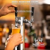 image:imageVEVOR Beer Drip Tray 304 Stainless Steel Kegerator Drip Trays with 4 NonSlip Rubber Pads and Detachable Cover HeatCold Resistant Beer Tower Drip Pan for Bar Restaurant Coffee Shop HomeDual Faucets Beer Tower