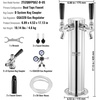 image:imageVEVOR Beer Drip Tray 304 Stainless Steel Kegerator Drip Trays with 4 NonSlip Rubber Pads and Detachable Cover HeatCold Resistant Beer Tower Drip Pan for Bar Restaurant Coffee Shop HomeDual Faucets Beer Tower