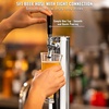 image:imageVEVOR Beer Drip Tray 304 Stainless Steel Kegerator Drip Trays with 4 NonSlip Rubber Pads and Detachable Cover HeatCold Resistant Beer Tower Drip Pan for Bar Restaurant Coffee Shop HomeSingle Faucet Beer Tower