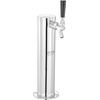 image:imageVEVOR Beer Drip Tray 304 Stainless Steel Kegerator Drip Trays with 4 NonSlip Rubber Pads and Detachable Cover HeatCold Resistant Beer Tower Drip Pan for Bar Restaurant Coffee Shop HomeSingle Faucet Beer Tower