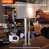 image:imageVEVOR Beer Drip Tray 304 Stainless Steel Kegerator Drip Trays with 4 NonSlip Rubber Pads and Detachable Cover HeatCold Resistant Beer Tower Drip Pan for Bar Restaurant Coffee Shop HomeSingle Faucet Beer Tower