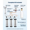 image:imageVEVOR Beer Kegerator Dual Tap Draft Beer Dispenser Full Size Keg Refrigerator With Shelf CO2 TankNo Gas Drip Tray amp Rail 23F 824F Temperature Control 162L SilverSilver