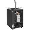 image:imageVEVOR Beer Kegerator Dual Tap Draft Beer Dispenser Full Size Keg Refrigerator With Shelf CO2 TankNo Gas Drip Tray amp Rail 23F 824F Temperature Control 162L SilverGrey