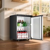 image:imageVEVOR Beer Kegerator Triple Tap Commercial Draft Beer Dispenser for D system Full Size Keg Refrigerator with 5lbs CO2 Tank Hold 3 Sixth2 Slim3 Ball lock keg 3 taps  D system  stainless steelSilver