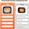 image:imageVEVOR Bread Maker 19in1 2LB Dough Machine Nonstick Ceramic Pan Automatic Breadmaker with Gluten Free Setting Whole Wheat Bread Making Digital Programmable 3 Loaf Sizes 3 Crust ColorsSilver