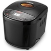 image:imageVEVOR Bread Maker 19in1 2LB Dough Machine Nonstick Ceramic Pan Automatic Breadmaker with Gluten Free Setting Whole Wheat Bread Making Digital Programmable 3 Loaf Sizes 3 Crust ColorsBlack