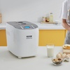 image:imageVEVOR Bread Maker 19in1 2LB Dough Machine Nonstick Ceramic Pan Automatic Breadmaker with Gluten Free Setting Whole Wheat Bread Making Digital Programmable 3 Loaf Sizes 3 Crust ColorsWhiteSilver