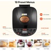 image:imageVEVOR Bread Maker 19in1 2LB Dough Machine Nonstick Ceramic Pan Automatic Breadmaker with Gluten Free Setting Whole Wheat Bread Making Digital Programmable 3 Loaf Sizes 3 Crust ColorsBlack