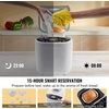 image:imageVEVOR Bread Maker 19in1 2LB Dough Machine Nonstick Ceramic Pan Automatic Breadmaker with Gluten Free Setting Whole Wheat Bread Making Digital Programmable 3 Loaf Sizes 3 Crust ColorsWhite