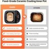 image:imageVEVOR Bread Maker 19in1 2LB Dough Machine Nonstick Ceramic Pan Automatic Breadmaker with Gluten Free Setting Whole Wheat Bread Making Digital Programmable 3 Loaf Sizes 3 Crust ColorsBlack