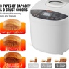 image:imageVEVOR Bread Maker 19in1 2LB Dough Machine Nonstick Ceramic Pan Automatic Breadmaker with Gluten Free Setting Whole Wheat Bread Making Digital Programmable 3 Loaf Sizes 3 Crust ColorsWhite