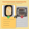 image:imageVEVOR Bread Maker 19in1 2LB Dough Machine Nonstick Ceramic Pan Automatic Breadmaker with Gluten Free Setting Whole Wheat Bread Making Digital Programmable 3 Loaf Sizes 3 Crust ColorsWhiteSilver
