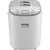 image:imageVEVOR Bread Maker 19in1 2LB Dough Machine Nonstick Ceramic Pan Automatic Breadmaker with Gluten Free Setting Whole Wheat Bread Making Digital Programmable 3 Loaf Sizes 3 Crust ColorsWhiteSilver