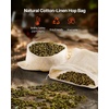 image:imageVEVOR Brew Bags 2 PCS Food Grade Nylon Material Grain Bag 10 PCS Natural CottonLinen Hop Bag Easy to Clean Reusable amp UltraFine Mesh Home Brewing Bags Only for Our Automatic Beer Brewer