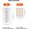 image:imageVEVOR Brew Bags 2 PCS Food Grade Nylon Material Grain Bag 10 PCS Natural CottonLinen Hop Bag Easy to Clean Reusable amp UltraFine Mesh Home Brewing Bags Only for Our Automatic Beer Brewer