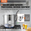 image:imageVEVOR Brew Kettle 16 Gal Brewing Pot Stainless Steel Brew Kettle Pot for Beer Brewing with FilterampFilter Tray Tri Ply Bottom for Beer20 Quarts