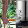 image:imageVEVOR Brew Kettle 16 Gal Brewing Pot Stainless Steel Brew Kettle Pot for Beer Brewing with FilterampFilter Tray Tri Ply Bottom for Beer20 Quarts