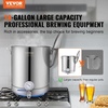 image:imageVEVOR Brew Kettle 16 Gal Brewing Pot Stainless Steel Brew Kettle Pot for Beer Brewing with FilterampFilter Tray Tri Ply Bottom for Beer64 Quarts