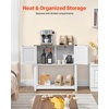 image:imageVEVOR Buffet Cabinet 315 Inch Sideboard Storage Cabinet with Magnetic Doors Farmhouse Coffee Bar Cabinet for Hallway Entryway Living Room or Kitchen315 Inch