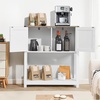 image:imageVEVOR Buffet Cabinet 315 Inch Sideboard Storage Cabinet with Magnetic Doors Farmhouse Coffee Bar Cabinet for Hallway Entryway Living Room or Kitchen315 Inch