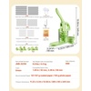 image:imageVEVOR Button Maker 1125228 inch253258mm 3in1 Pin Maker 300pcs Button Parts Ergonomic Arc Handle Punch Press Kit Button Maker Machine with Panda Magic Book for Children DIY Gifts Blue125225 inch200pcs