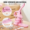 image:imageVEVOR Button Maker 1125228 inch253258mm 3in1 Pin Maker 300pcs Button Parts Ergonomic Arc Handle Punch Press Kit Button Maker Machine with Panda Magic Book for Children DIY Gifts BluePink 3 in 1  100 pcs