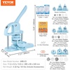 image:imageVEVOR Button Maker 1125228 inch253258mm 3in1 Pin Maker 300pcs Button Parts Ergonomic Arc Handle Punch Press Kit Button Maker Machine with Panda Magic Book for Children DIY Gifts BlueBlue 3 in 1  300 pcs