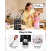 image:imageVEVOR Button Maker 1125228 inch253258mm 3in1 Pin Maker 300pcs Button Parts Ergonomic Arc Handle Punch Press Kit Button Maker Machine with Panda Magic Book for Children DIY Gifts BlueBlack 3 in 1  300 pcs