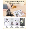 image:imageVEVOR Button Maker 1125228 inch253258mm 3in1 Pin Maker 300pcs Button Parts Ergonomic Arc Handle Punch Press Kit Button Maker Machine with Panda Magic Book for Children DIY Gifts BlueBlack 3 in 1  300 pcs