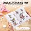 image:imageVEVOR Button Maker 1125228 inch253258mm 3in1 Pin Maker 300pcs Button Parts Ergonomic Arc Handle Punch Press Kit Button Maker Machine with Panda Magic Book for Children DIY Gifts BluePink 3 in 1  100 pcs