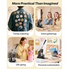 image:imageVEVOR Button Maker Machine 125in32mm Pin Maker with 500pcs Button Parts Circle Cutter Hex Wrenches and Magic Book Ergonomic Handle for DIY Badges Personalized Pins and Key Chains BlackBlack