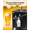 image:imageVEVOR CO2 Tank 10 lbs New Aluminum Alloy Cylinder CO2 Air Tank with Light Spray Coating CGA320 Valve Handle amp Adjustable Pressure DOT Approved Cylinder for Draft Beer Dispensing25 lbs