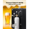 image:imageVEVOR CO2 Tank 10 lbs New Aluminum Alloy Cylinder CO2 Air Tank with Light Spray Coating CGA320 Valve Handle amp Adjustable Pressure DOT Approved Cylinder for Draft Beer Dispensing15 lbs