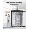 image:imageVEVOR CO2 Tank 10 lbs New Aluminum Alloy Cylinder CO2 Air Tank with Light Spray Coating CGA320 Valve Handle amp Adjustable Pressure DOT Approved Cylinder for Draft Beer Dispensing15 lbs