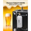 image:imageVEVOR CO2 Tank 10 lbs New Aluminum Alloy Cylinder CO2 Air Tank with Light Spray Coating CGA320 Valve Handle amp Adjustable Pressure DOT Approved Cylinder for Draft Beer Dispensing10 lbs