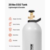 image:imageVEVOR CO2 Tank 10 lbs New Aluminum Alloy Cylinder CO2 Air Tank with Light Spray Coating CGA320 Valve Handle amp Adjustable Pressure DOT Approved Cylinder for Draft Beer Dispensing20 lbs