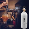 image:imageVEVOR CO2 Tank 10 lbs New Aluminum Alloy Cylinder CO2 Air Tank with Light Spray Coating CGA320 Valve Handle amp Adjustable Pressure DOT Approved Cylinder for Draft Beer Dispensing5 lbs