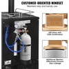 image:imageVEVOR CO2 Tank 10 lbs New Aluminum Alloy Cylinder CO2 Air Tank with Light Spray Coating CGA320 Valve Handle amp Adjustable Pressure DOT Approved Cylinder for Draft Beer Dispensing5 lbs