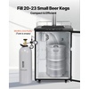 image:imageVEVOR CO2 Tank 10 lbs New Aluminum Alloy Cylinder CO2 Air Tank with Light Spray Coating CGA320 Valve Handle amp Adjustable Pressure DOT Approved Cylinder for Draft Beer Dispensing20 lbs