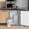 image:imageVEVOR CO2 Tank 10 lbs New Aluminum Alloy Cylinder CO2 Air Tank with Light Spray Coating CGA320 Valve Handle amp Adjustable Pressure DOT Approved Cylinder for Draft Beer Dispensing10 lbs