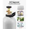 image:imageVEVOR CO2 Tank 10 lbs New Aluminum Alloy Cylinder CO2 Air Tank with Light Spray Coating CGA320 Valve Handle amp Adjustable Pressure DOT Approved Cylinder for Draft Beer Dispensing10 lbs