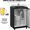image:imageVEVOR CO2 Tank 10 lbs New Aluminum Alloy Cylinder CO2 Air Tank with Light Spray Coating CGA320 Valve Handle amp Adjustable Pressure DOT Approved Cylinder for Draft Beer Dispensing5 lbs