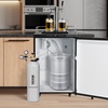 image:imageVEVOR CO2 Tank 10 lbs New Aluminum Alloy Cylinder CO2 Air Tank with Light Spray Coating CGA320 Valve Handle amp Adjustable Pressure DOT Approved Cylinder for Draft Beer Dispensing15 lbs
