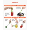 image:imageVEVOR Canning Supplies Starter Kit 9 Pieces Stainless Steel Water Bath Canning Kit for Beginners Canning Tools Set Ladle Measuring Spoon amp Cup Funnel Tongs Jar Lifter Jar Wrench9PCS
