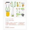 image:imageVEVOR Canning Supplies Starter Kit 9 Pieces Stainless Steel Water Bath Canning Kit for Beginners Canning Tools Set Ladle Measuring Spoon amp Cup Funnel Tongs Jar Lifter Jar Wrench9PCS