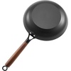 image:imageVEVOR Cast Iron Skillet 4Piece Frying Pan Set 6 8 10 12 in Skillets with HeatResistant Silicone Handle PreSeasoned Chefs Pan Kitchen Cookware for Oven Gas Electrical Induction BlackCast Iron