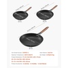 image:imageVEVOR Cast Iron Skillet 4Piece Frying Pan Set 6 8 10 12 in Skillets with HeatResistant Silicone Handle PreSeasoned Chefs Pan Kitchen Cookware for Oven Gas Electrical Induction BlackCast Iron