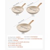 image:imageVEVOR Cast Iron Skillet 4Piece Frying Pan Set 6 8 10 12 in Skillets with HeatResistant Silicone Handle PreSeasoned Chefs Pan Kitchen Cookware for Oven Gas Electrical Induction BlackAluminum
