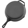 image:imageVEVOR Cast Iron Skillet 4Piece Frying Pan Set 6 8 10 12 in Skillets with HeatResistant Silicone Handle PreSeasoned Chefs Pan Kitchen Cookware for Oven Gas Electrical Induction BlackCast Iron