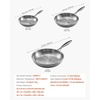 image:imageVEVOR Cast Iron Skillet 4Piece Frying Pan Set 6 8 10 12 in Skillets with HeatResistant Silicone Handle PreSeasoned Chefs Pan Kitchen Cookware for Oven Gas Electrical Induction BlackStainless Steel